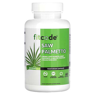 fitcode, Palma enana americana, 500 mg, 60 cápsulas vegetales