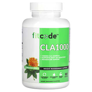 fitcode, CLA1000, 1000 mg, 90 capsules à enveloppe molle