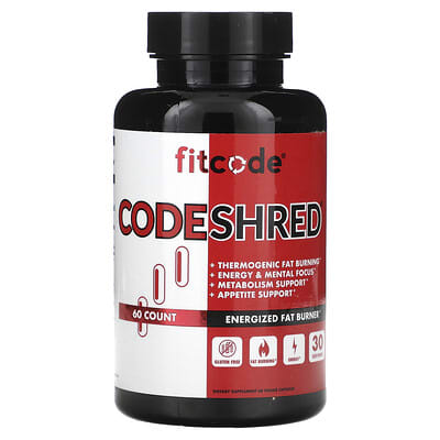 fitcode, CodeShred, 60 vegetarian capsules