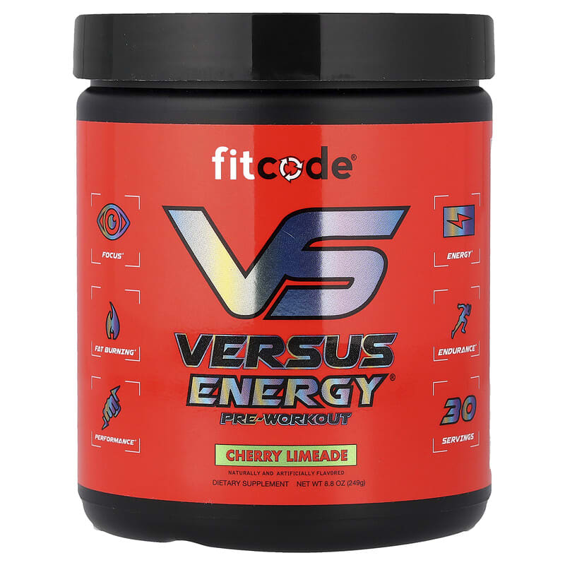 Versus Energy® Pre-Workout, Limonada de Cereja, 8,8 oz (249 g)