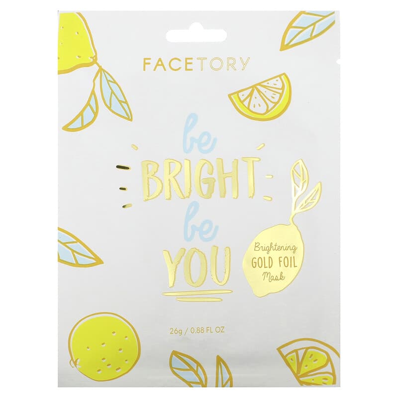 Be Bright Be You Gold Foil Sheet Mask - Brightening