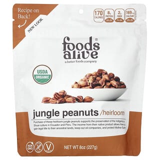 Foods Alive, arahide din jungle, 227 g