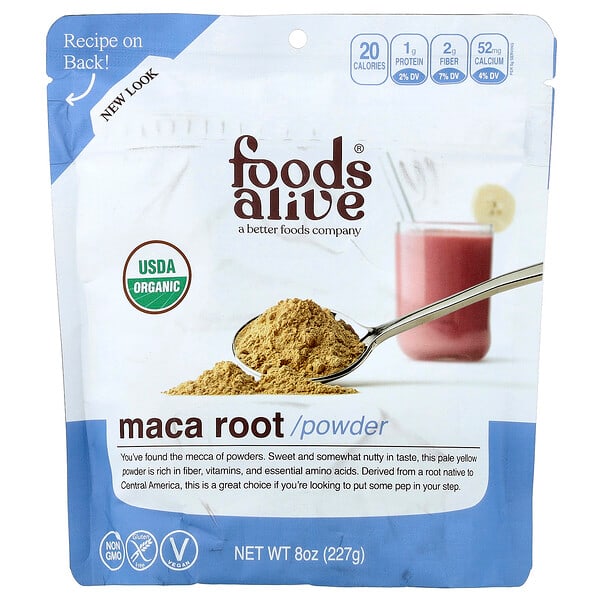 Foods Alive, Organic Maca Root Powder, 8 oz (227 g) — product photo 1
