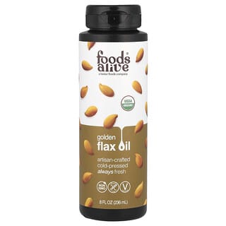 Foods Alive, Organic Golden Flax Oil, 8 fl oz (236 ml)