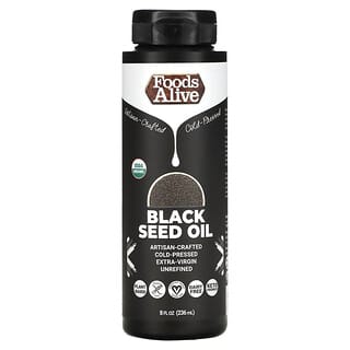 Foods Alive, Aceite de semilla negra orgánica, 236 ml (8 oz. Líq.)