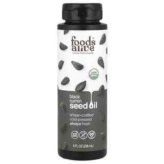 Foods Alive, Óleo da Semente de Cominho Preto Orgânico, 236 ml (8 fl oz)