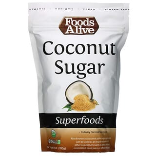 Foods Alive, суперфуд, органический кокосовый сахар, 395 г (14 унций)