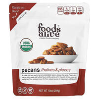 Foods Alive, Organic Brazil Nuts, Whole, 10 oz (284 g)