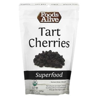 Foods Alive, Superalimento, Cerezas ácidas`` 340 g (12 oz)