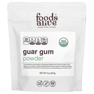 Foods Alive, Guar Gum Powder, Guaran-Pulver, 227 g (8 oz.)