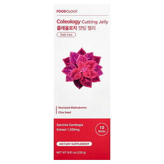 Foodology, Coleology Cutting Jelly, 10 Sticks, 0.88 oz (25 g) Each