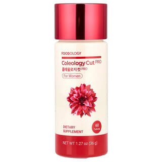 Foodology, Coleology Cut PRO, for kvinner, 60 tabletter