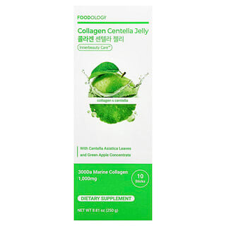 Foodology, Collagen Centella Jelly, 10 Sticks, 25 g Each