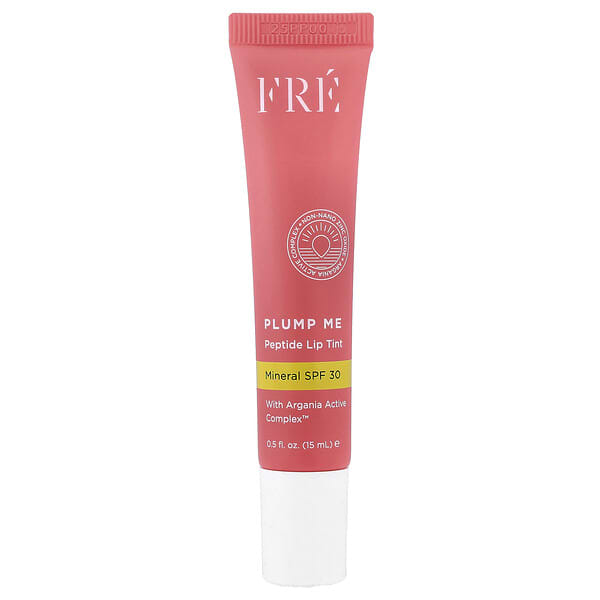 Fre, 플럼프 미, 펩타이드 립 틴트, SPF 30, 팜펠로네, 15ml(0.5fl oz)