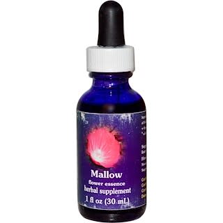 Flower Essence Services, Mallow, Flower Essence, 1 fl oz (30 ml)