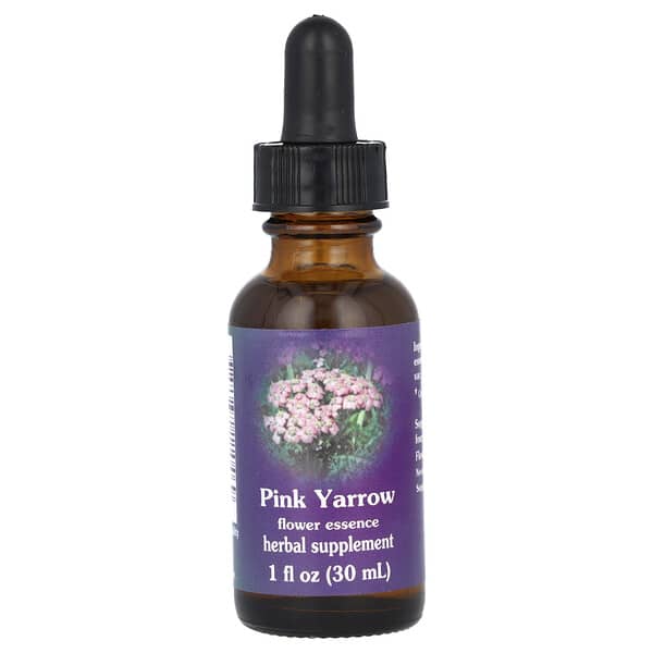 Flower Essence Services Pink Yarrow, Flower Essence, 1 fl oz (30 ml)