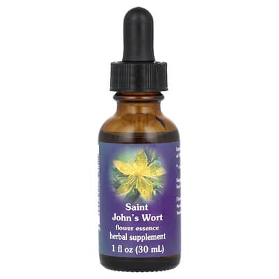 Flower Essence Services, Saint John's Wort, Flower Essence, 1 fl oz (30 ml)