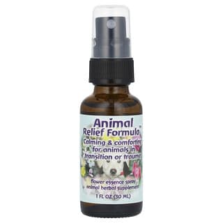 Flower Essence Services, Animal Relief Formula, Spray de Essência da Flor, 30 ml (1 fl oz)
