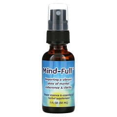 Flower Essence Services, Mind-Full, Flower Essence & Essential Oil, 1 fl oz (30 ml)