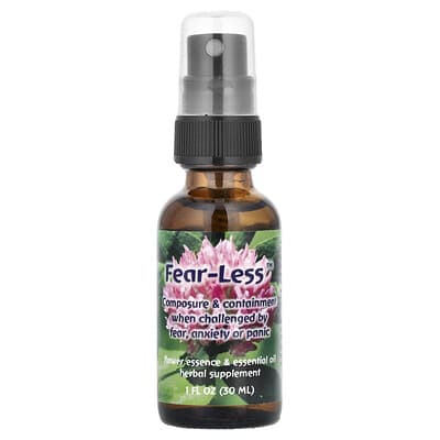 Flower Essence Services, Fearless, Flower Essences & Essential Oils, 1 fl oz (30 ml)