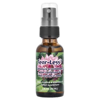 Flower Essence Services, 无所畏惧，花精和精油，1 fl oz (30 ml)