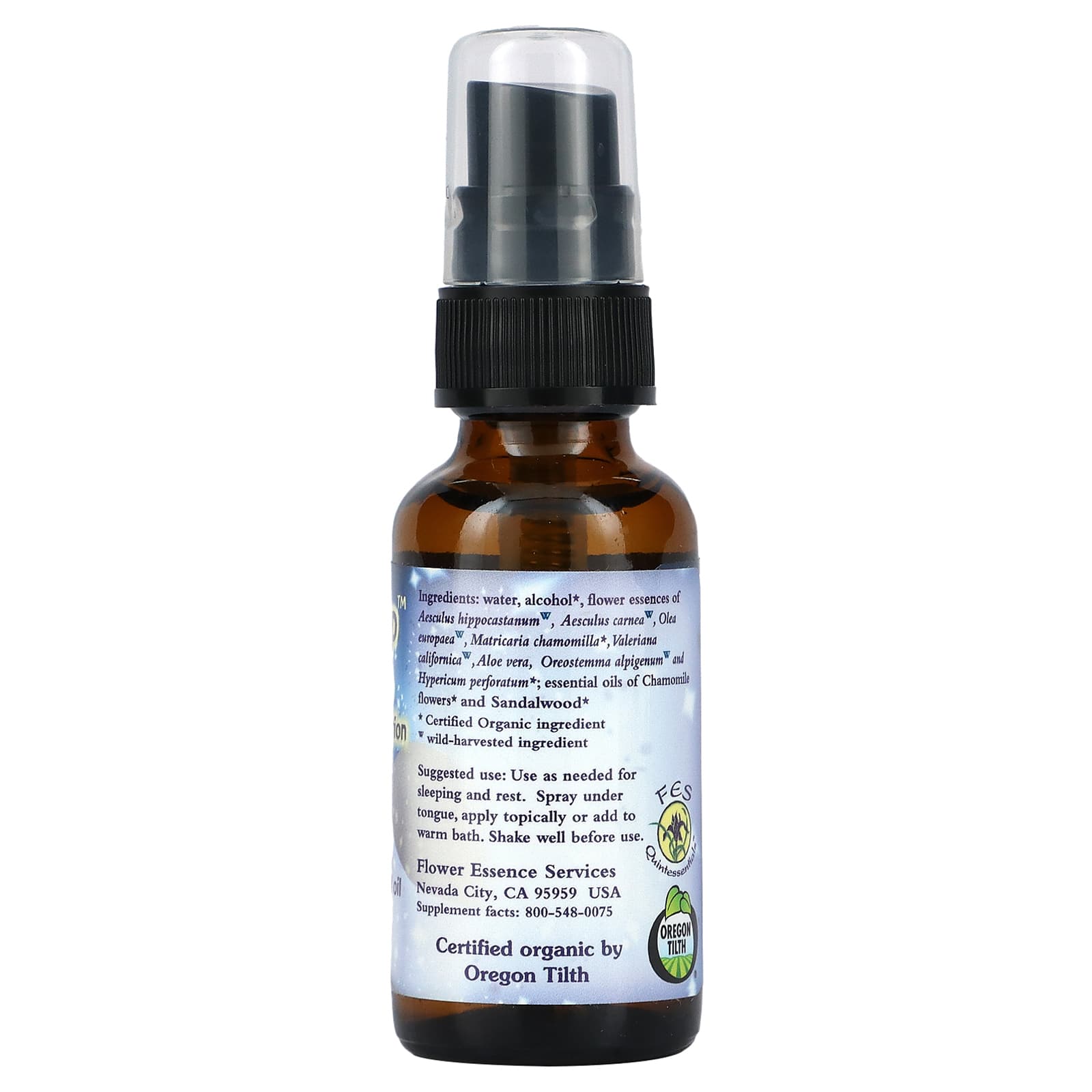 Flower Essence Services Flora Sleep Flower Essence And Essential Oil 1 Oz 30 Ml