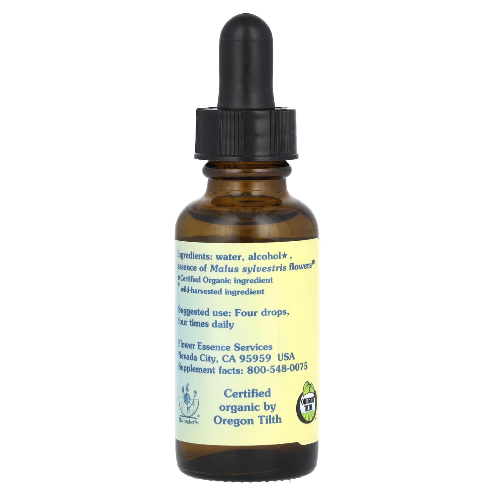 Flower Essence Services, Crab Apple, Flower Essence, 1 fl oz (30 ml)