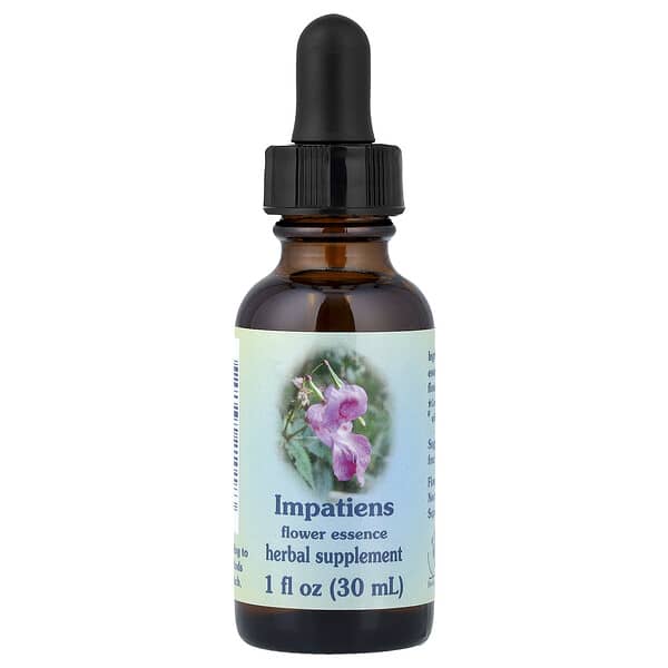 Flower Essence Services, Impatiens, Esencia floral`` 30 ml (1 oz. Líq.)