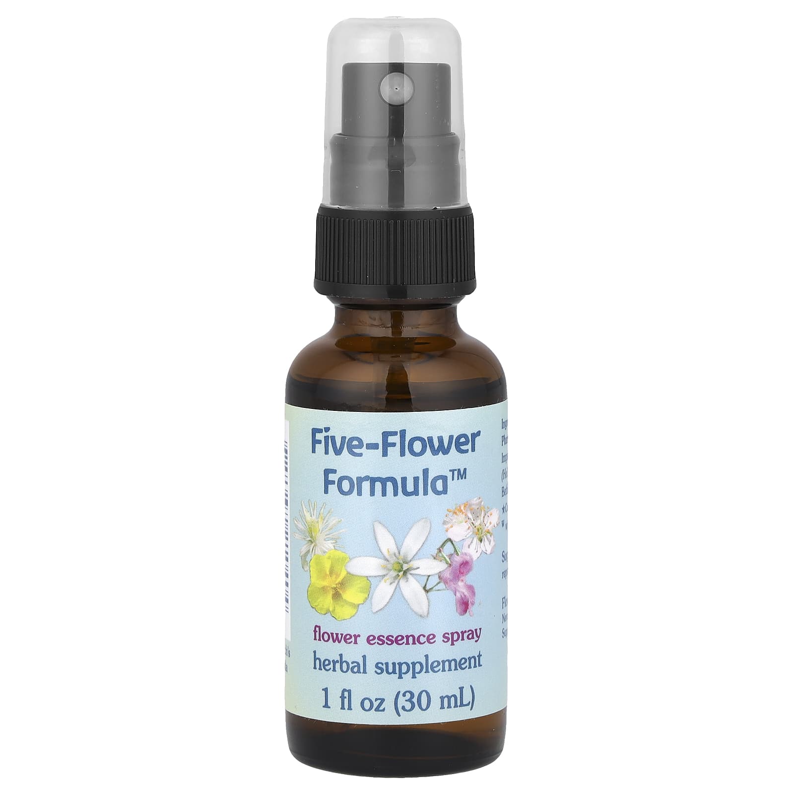 Five-Flower Formula（ファイブ-フラワーフォーミュラ）、フラワーエッセンススプレー、30ml（1液量オンス）