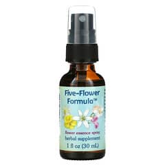 Flower Essence Services, Fünf-Blüten-Formel, Blütenessenz-Spray, 1 fl oz (30 ml)