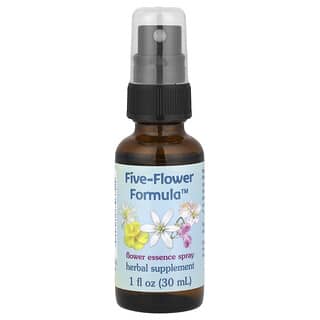 فلاور إيسنس سرفيسز‏, بخاخ Five-Flower Formula، بتركيبة من خلاصة خمس زهور، أونصة سائلة (30 مل)