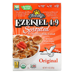 Food For Life, Ezekiel 4:9, Sprouted Flourless Flake Cereal, Original, 14 oz (397 g)