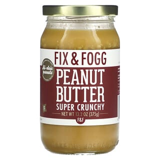 Fix & Fogg, 땅콩 버터, 슈퍼 크런치, 375g(13.2oz)