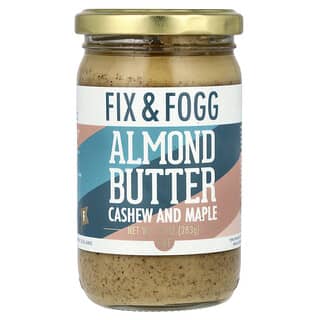 Fix & Fogg, Almond Butter, Cashew and Maple, 10 oz (283 g)
