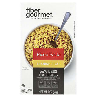 Fiber Gourmet, Pâtes de riz, Pilaf espagnol, 141 g