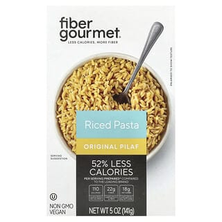 Fiber Gourmet, Паста с рисом, оригинальный плов, 141 г (5 унций)