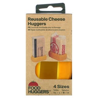 Food Huggers, Abrazaderas de queso reutilizables, 4 unidades