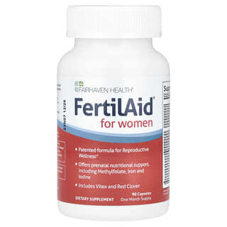 Fairhaven Health, FertilAid pour femmes, 90 capsules
