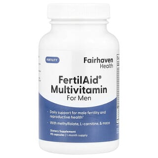 Fairhaven Health, FertilAid 男性，90 粒胶囊