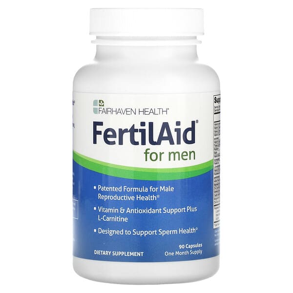 Fairhaven Health, FertilAid para hombres, 90 cápsulas