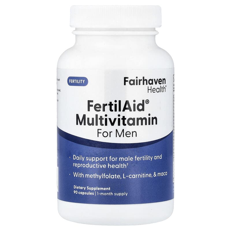 Fairhaven Health, FertilAid Multivitamin for Men, 90 Capsules | iHerb