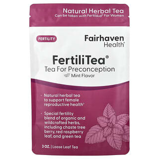 Fairhaven Health, FertiliTea®，散叶茶，备孕适用，薄荷味，3 盎司
