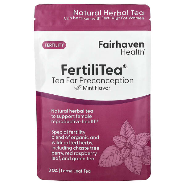 Fairhaven Health, FertiliTea®, 임신부용 티, 민트, 3oz