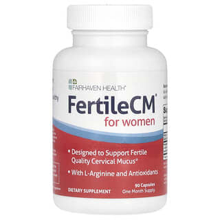Fairhaven Health, FertileCM para mujeres, 90 cápsulas
