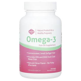 Fairhaven Health, Pregnancy Plus, omega 3, 90 cápsulas
