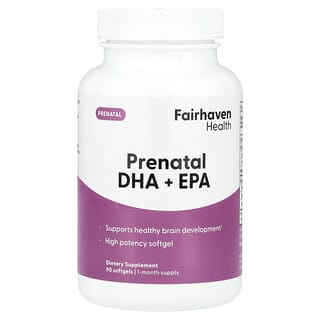 Fairhaven Health, Schwangerschaft Plus, Omega-3, 90 Softgel-Kapseln