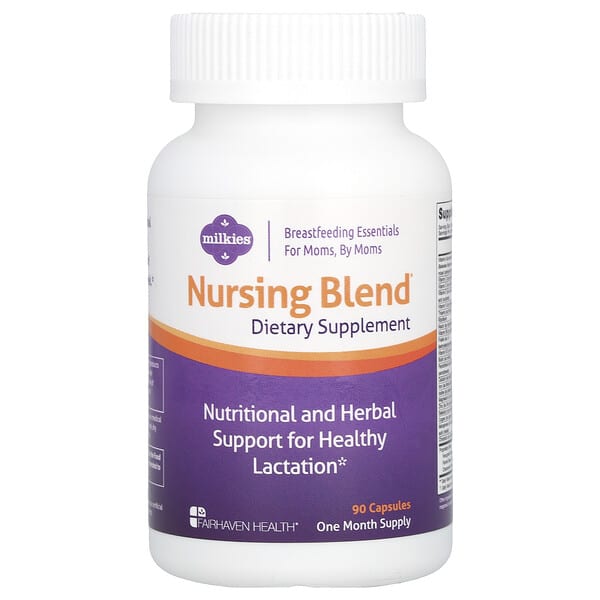 Fairhaven Health, Milkies, Nursing Blend, 90 Capsules