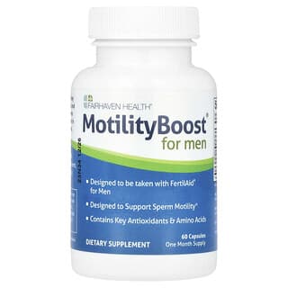 Fairhaven Health, MotilityBoost pour homme, 60 capsules