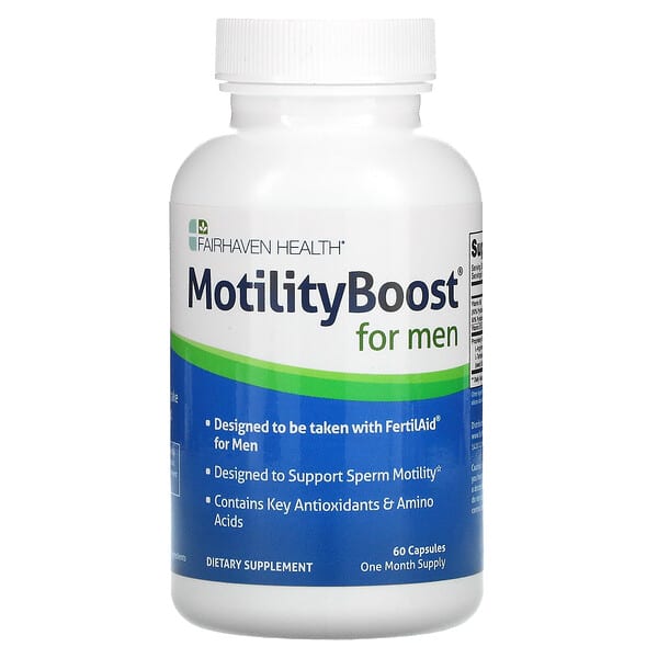 Fairhaven Health, MotilityBoost pour homme, 60 capsules