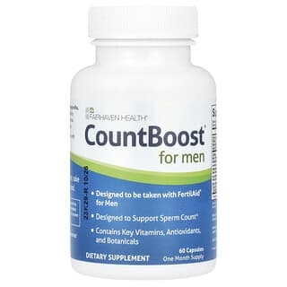 Fairhaven Health, CountBoost para hombres, 60 cápsulas